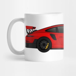 GT2RS Side Red Mug